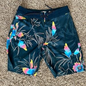 Billabong board short.